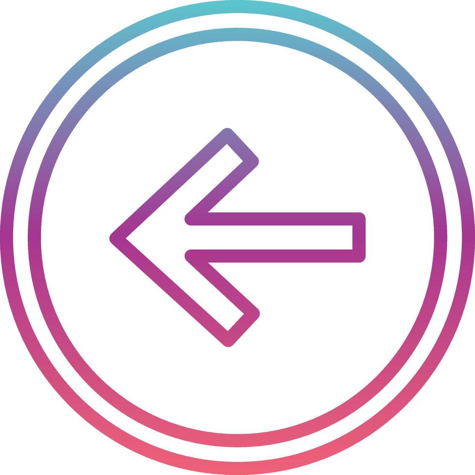 Left Arrow Vector Icon