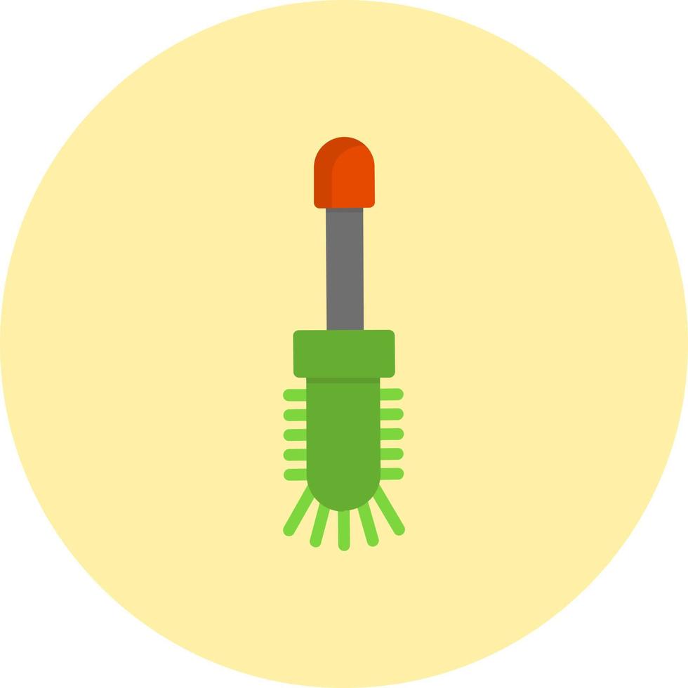 icono de vector de cepillo de baño