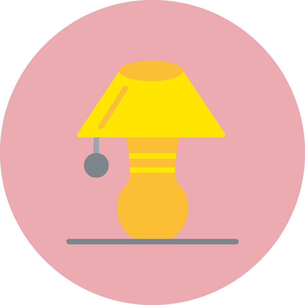 Table Lamp Vector Icon