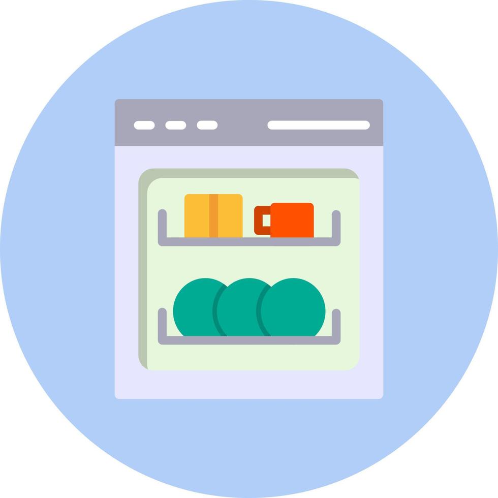 Dishwasher Vector Icon