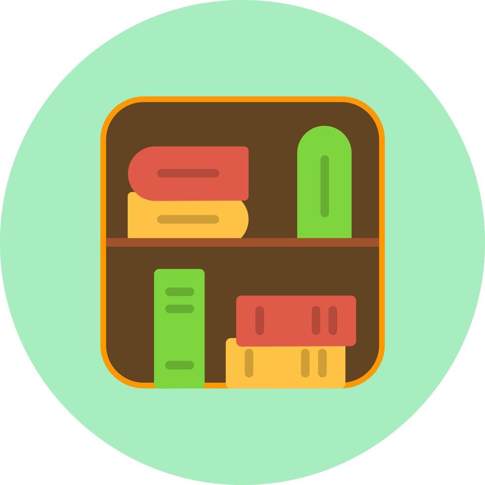 icono de vector de biblioteca