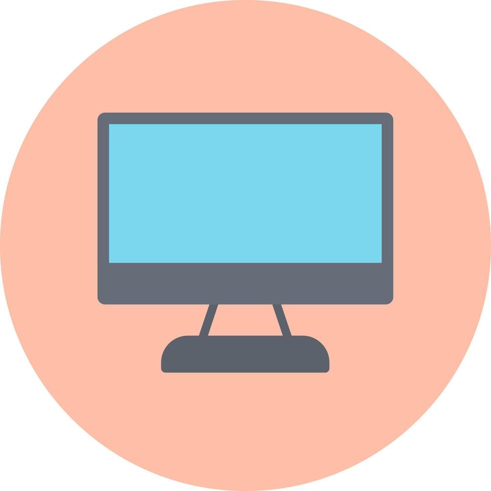 monitor de icono de vector