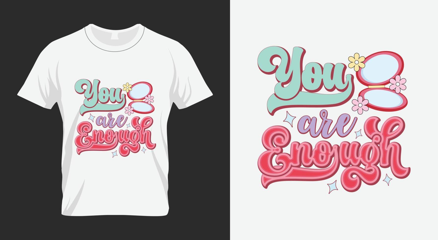 You are Enough Valentine's Day SVG vector