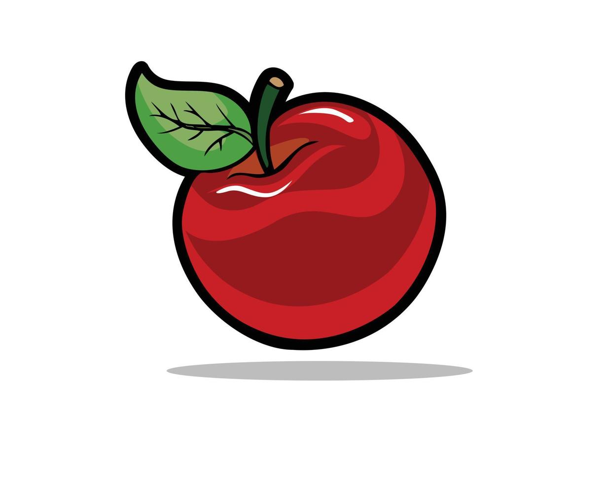 apple fruit vector pro isolated