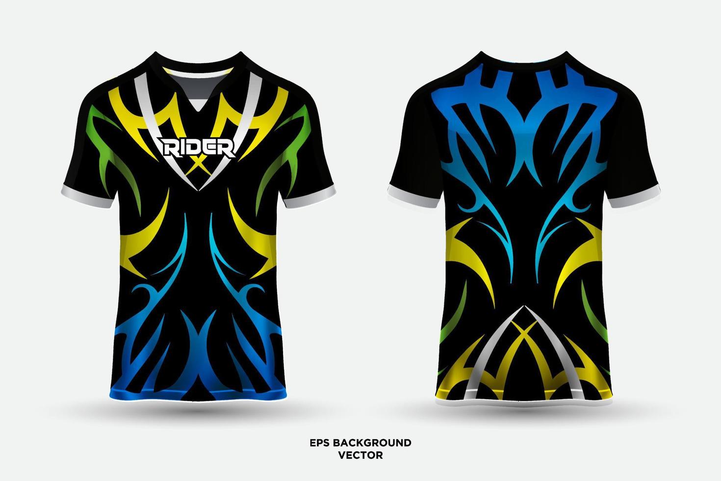 Fantastic Wavy jersey design suitable for sports, racing, soccer ...