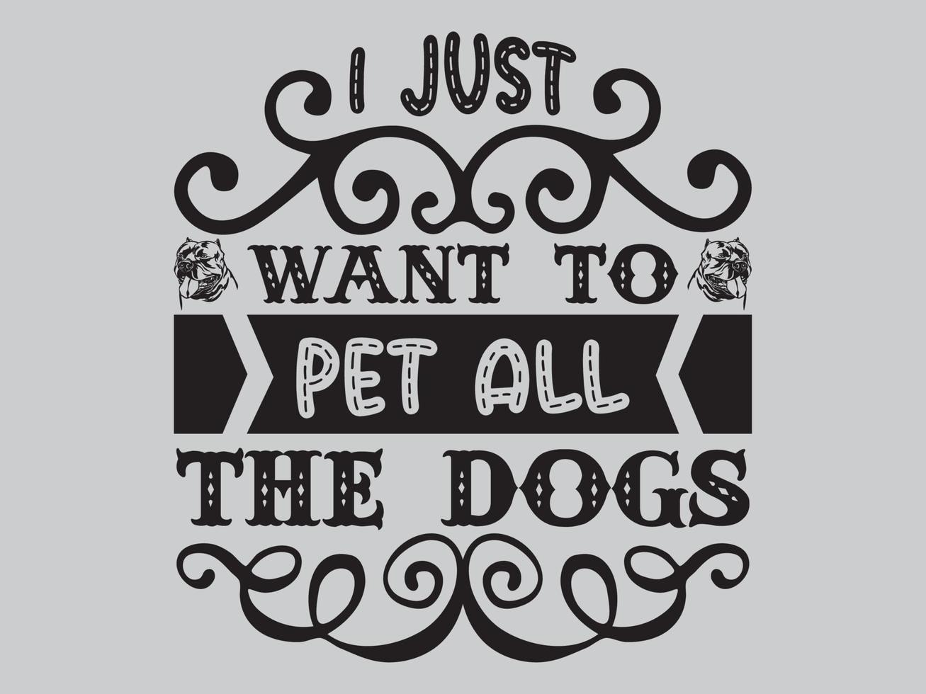 Dog T Shirt Design File vector