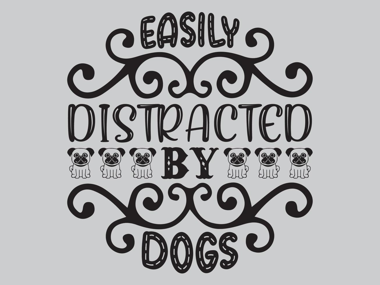 Dog T Shirt Design File vector