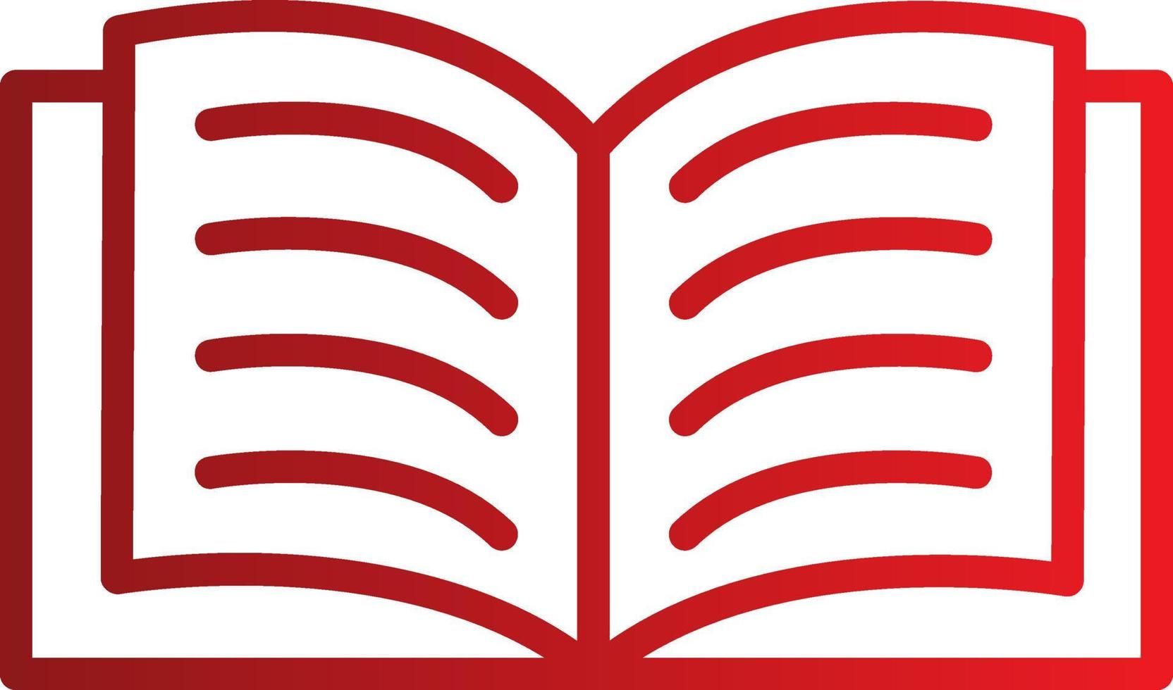 icono de vector de libro de lectura