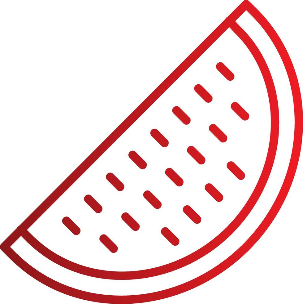 Water Melon Vector Icon