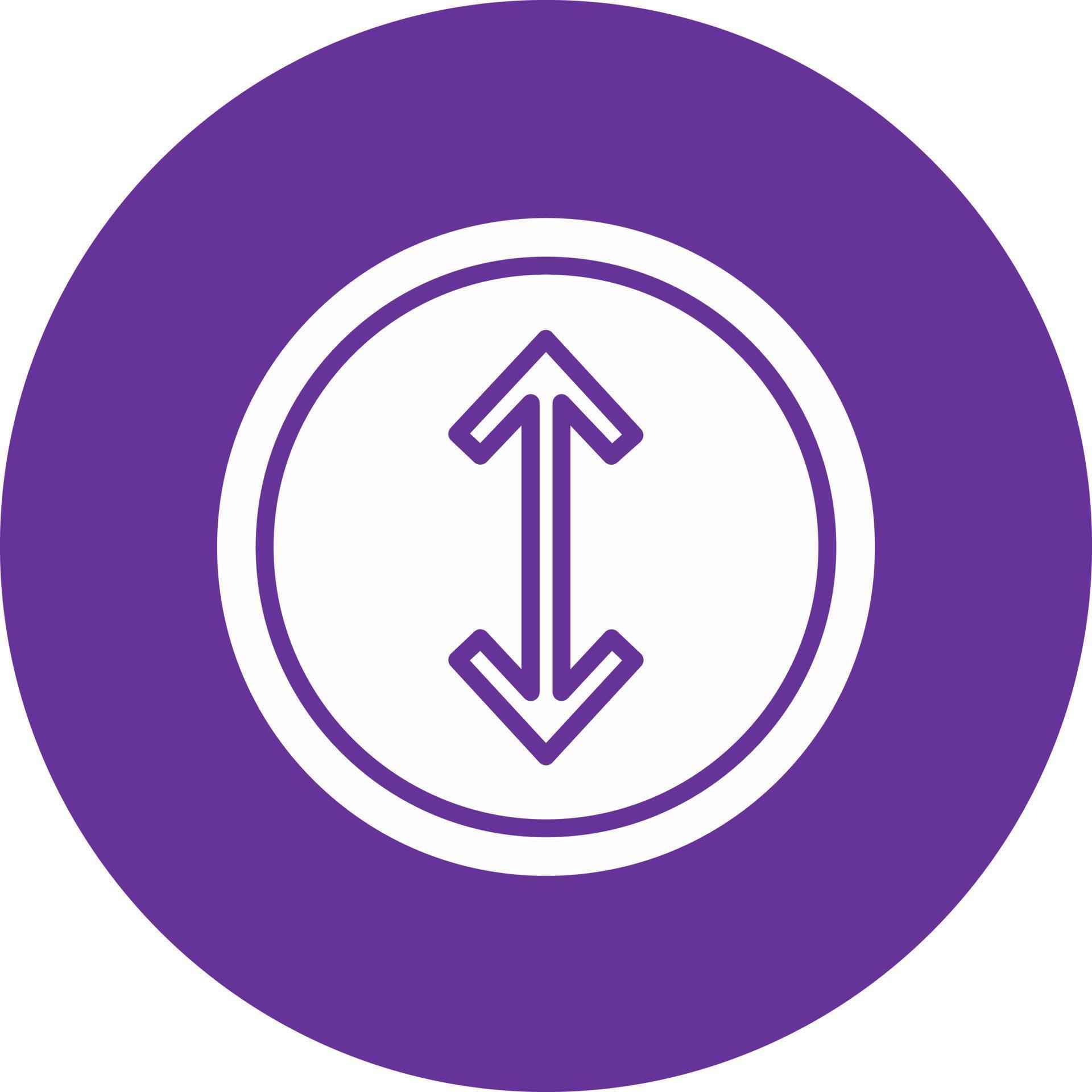 Up Down Arrow Vector Icon 16405552 Vector Art at Vecteezy