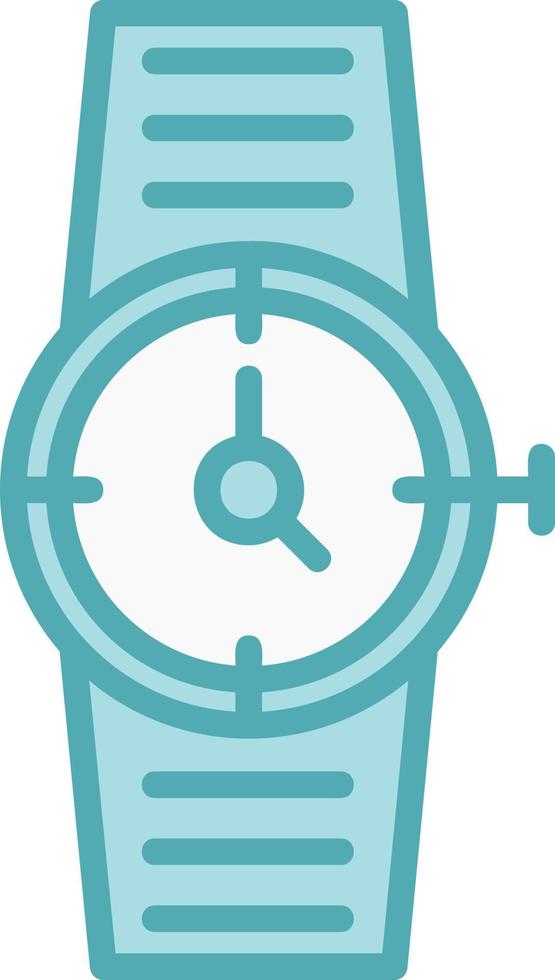 reloj, vector, icono vector