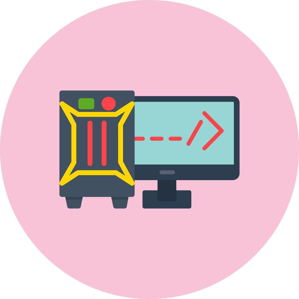 icono de vector de computadora