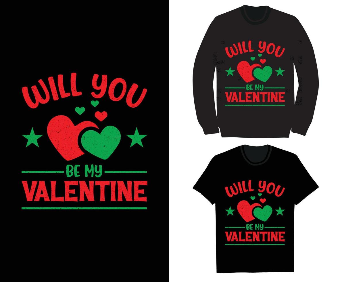 Will you be my valentine vector