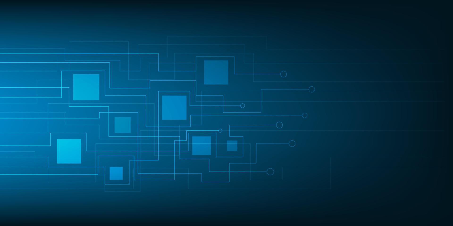 Abstract technology background with circuit line. Hi tech digital and communication concept. Vector background design.