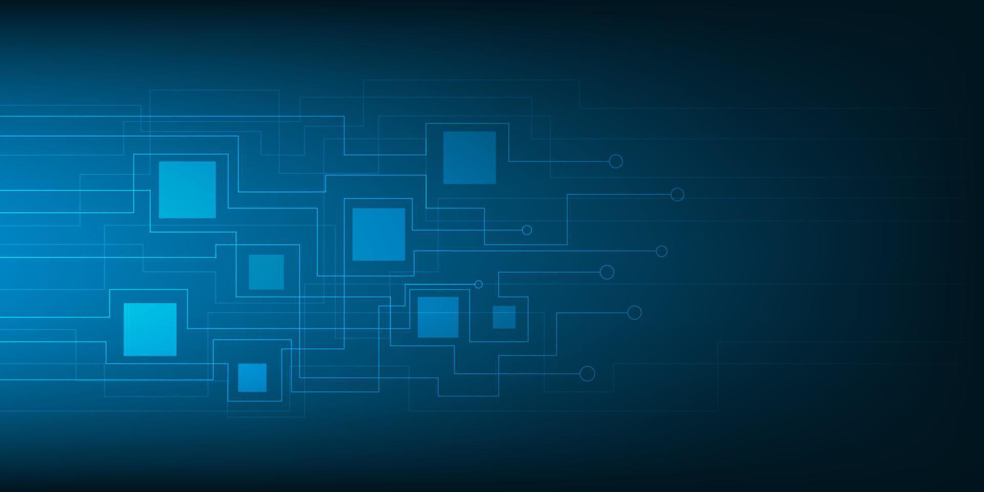 fondo de tecnología abstracta con línea de circuito. concepto digital y de comunicación de alta tecnología. diseño de fondo vectorial. vector