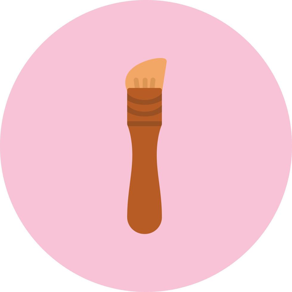 icono de vector de pincel de maquillaje