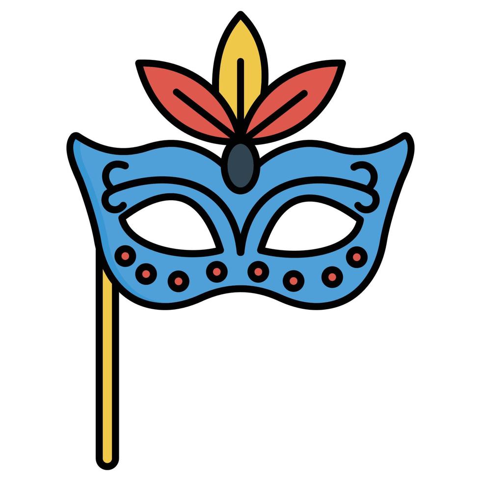 Carnival mask Which Can Easily Modify Or Edit vector