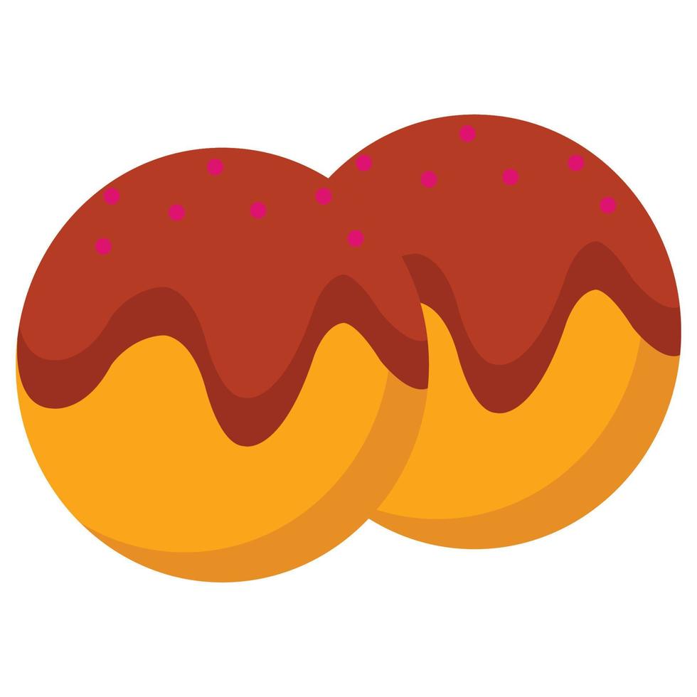 takoyaki que puede modificar o editar fácilmente vector