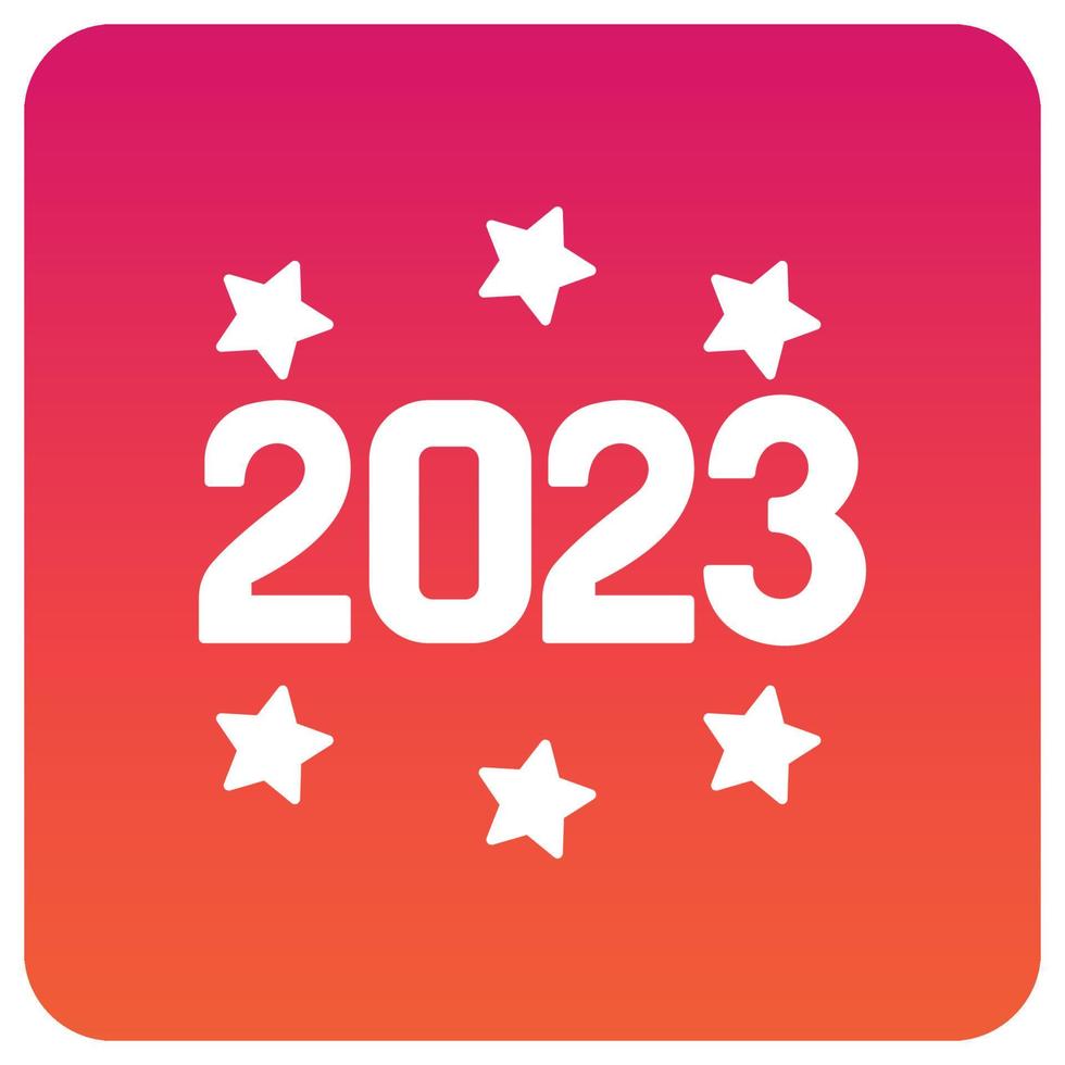 Happy New Year 2023 Which Can Easily Modify Or Edit vector