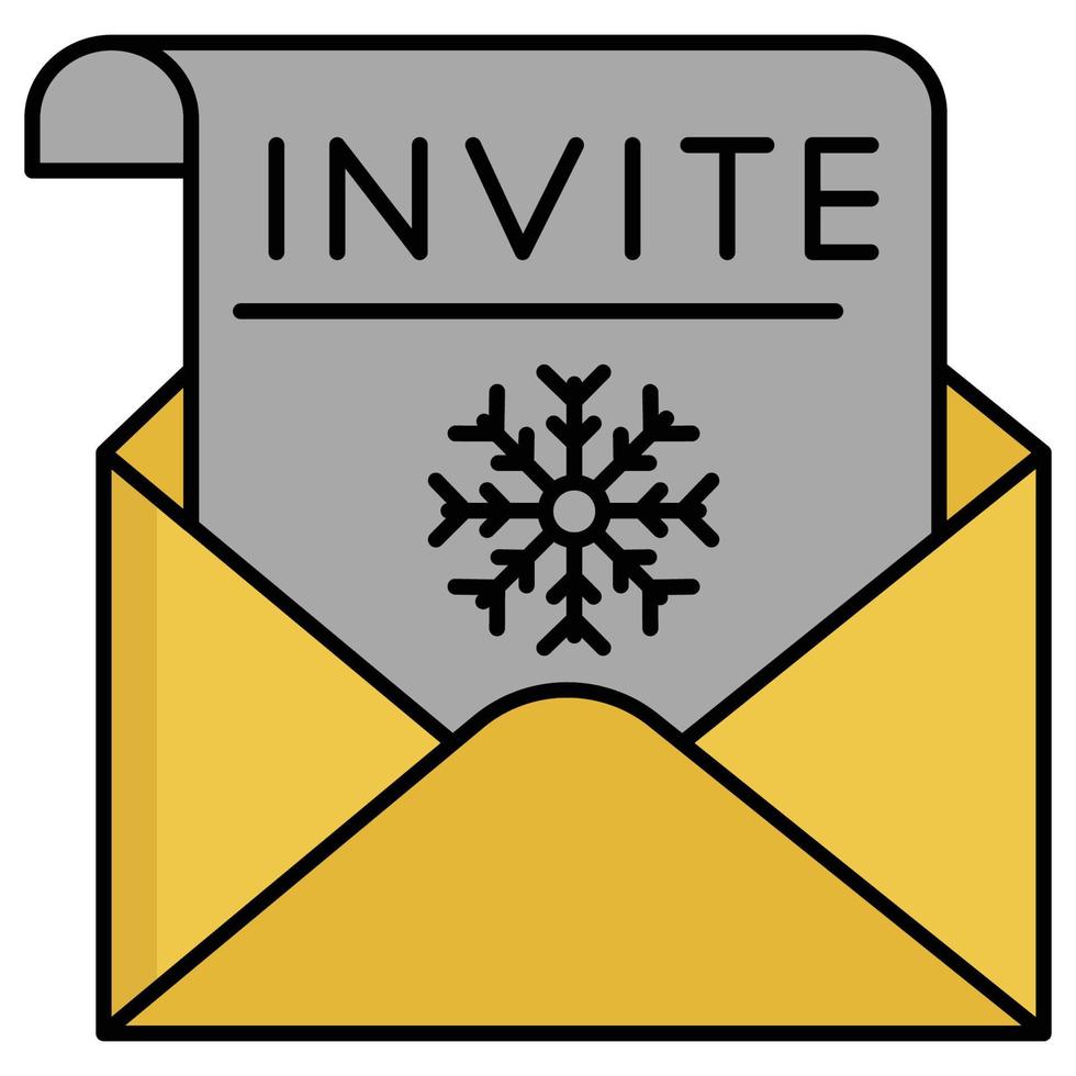 Christmas invitation Which Can Easily Modify Or Edit vector