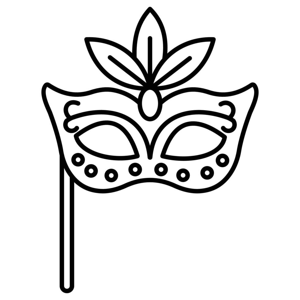 Carnival mask Which Can Easily Modify Or Edit vector