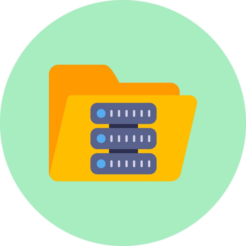 Data Server Vector Icon