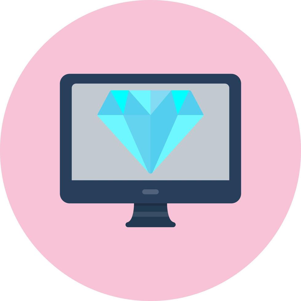 icono de vector de diamante