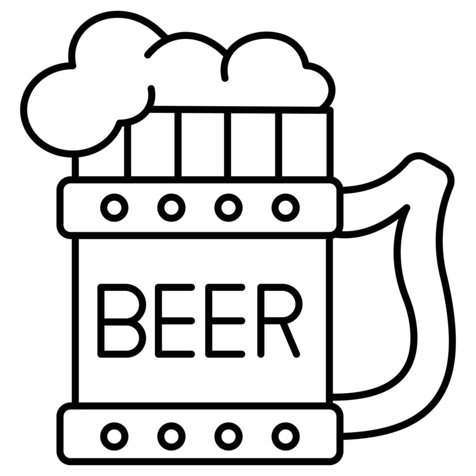 Beer mug Which Can Easily Modify Or Edit vector