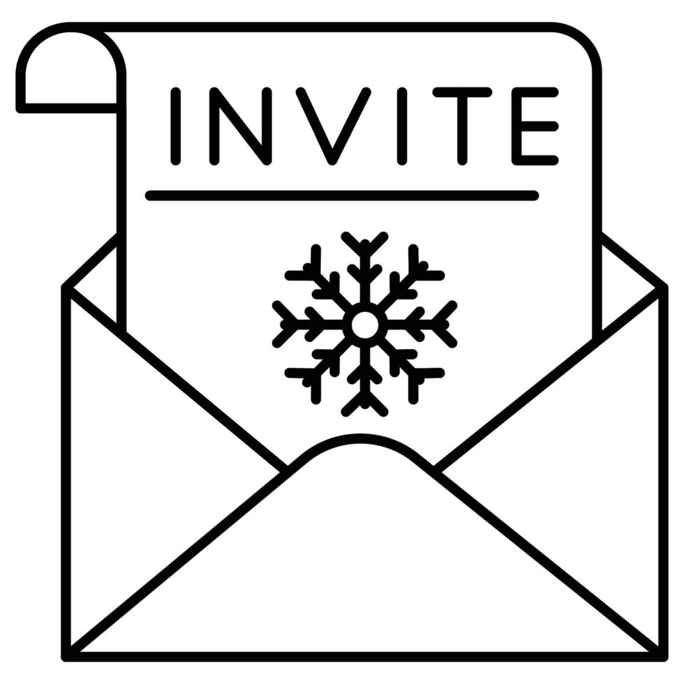 Christmas invitation Which Can Easily Modify Or Edit vector