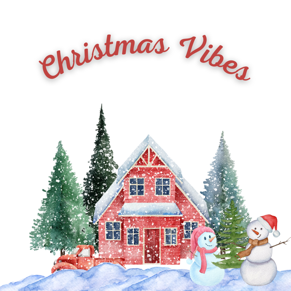 Christmas Vibes Decoration png