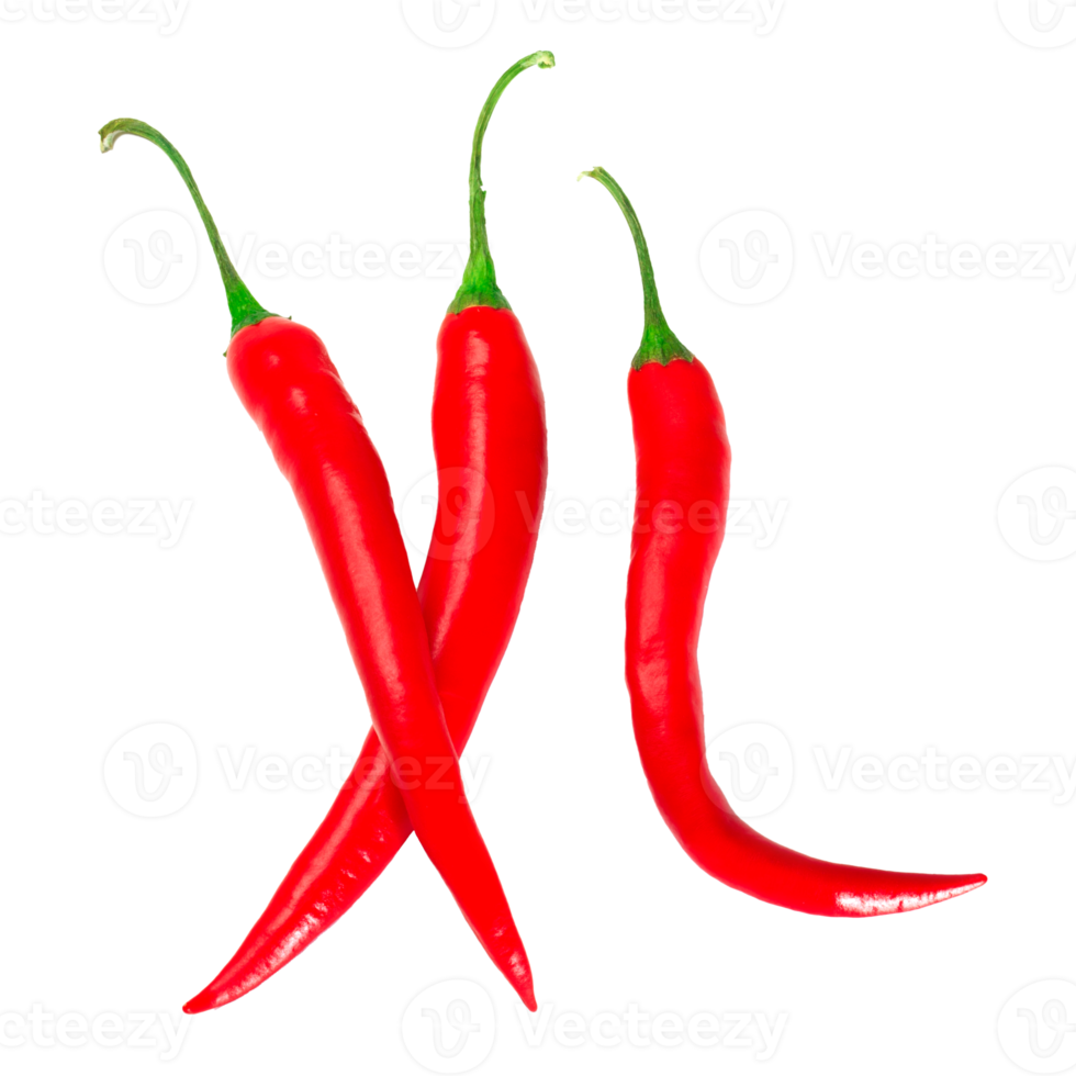 Red peppers isolated png