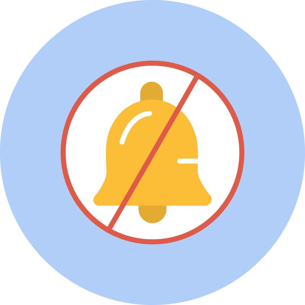 No Alarm Vector Icon