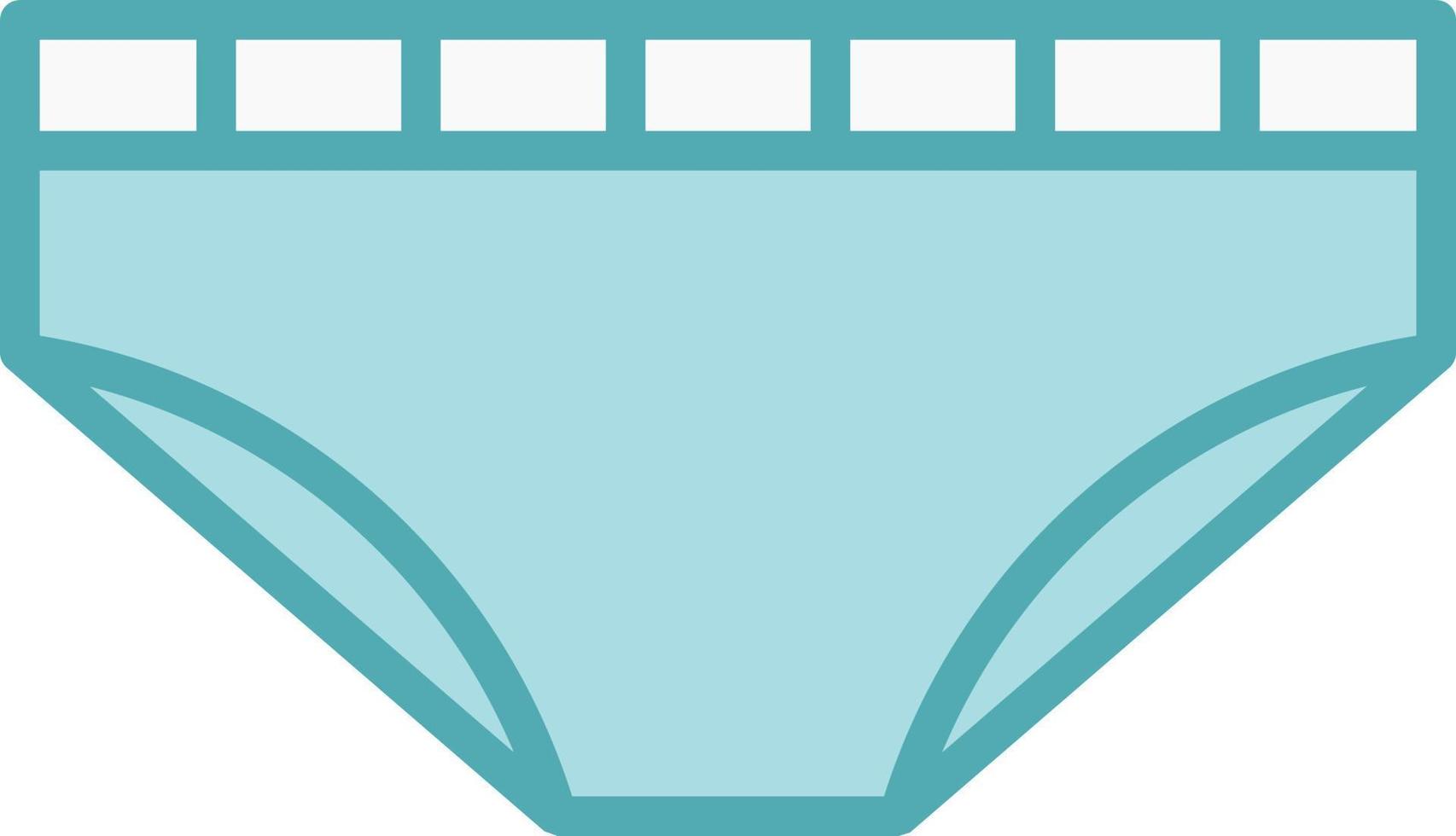 icono de vector de ropa interior