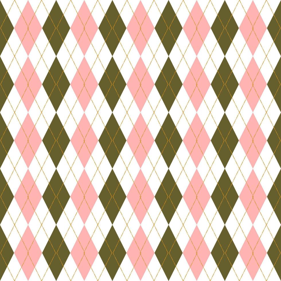 seamless geometric pattern with argyle vector