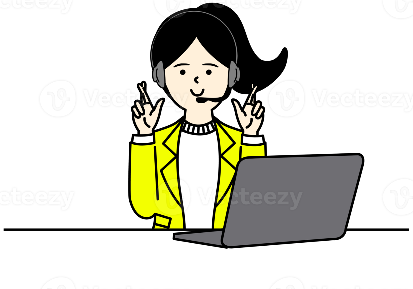 Office Woman Character Design png