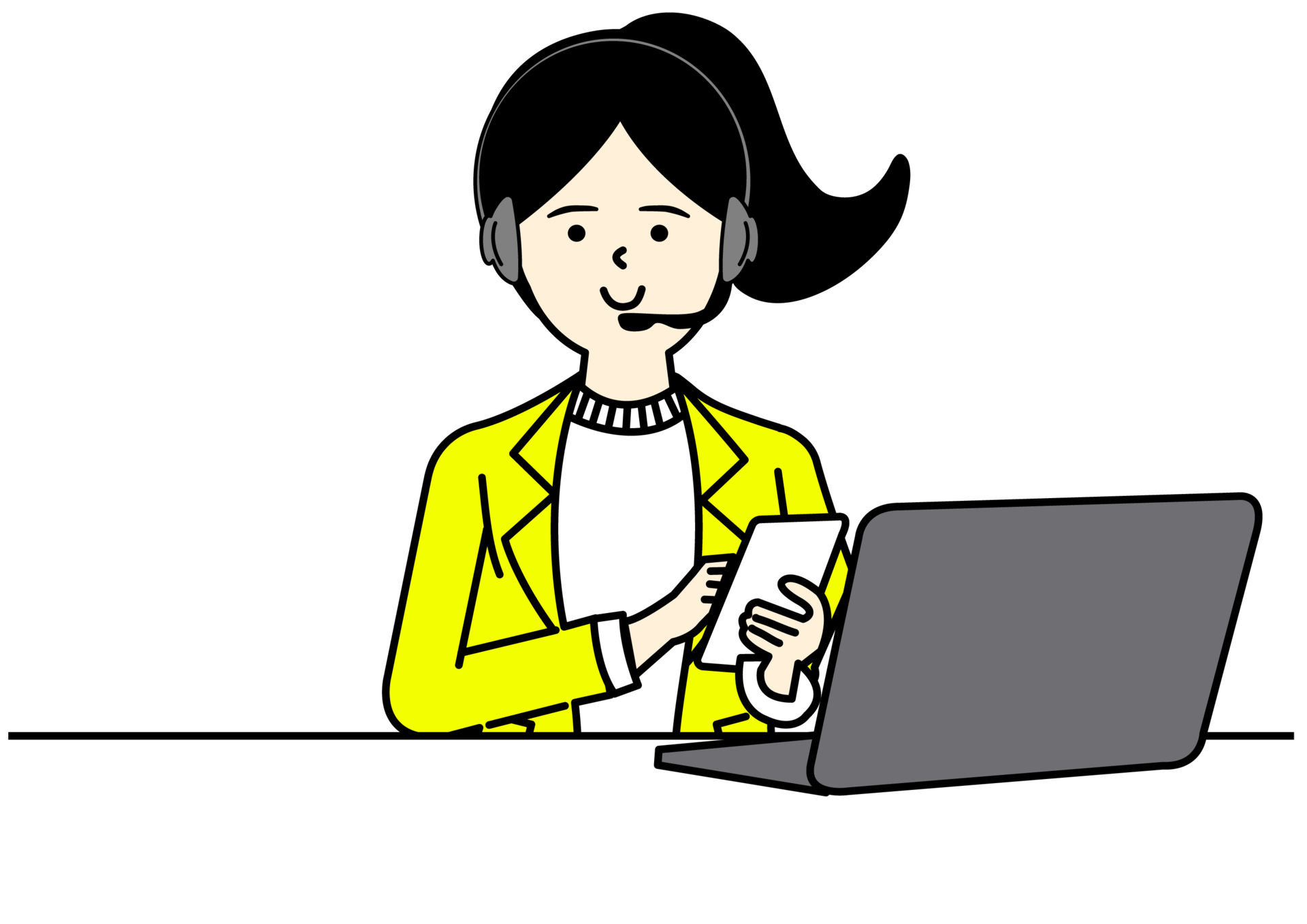 Free Office Woman Character Design 16407214 PNG with Transparent Background