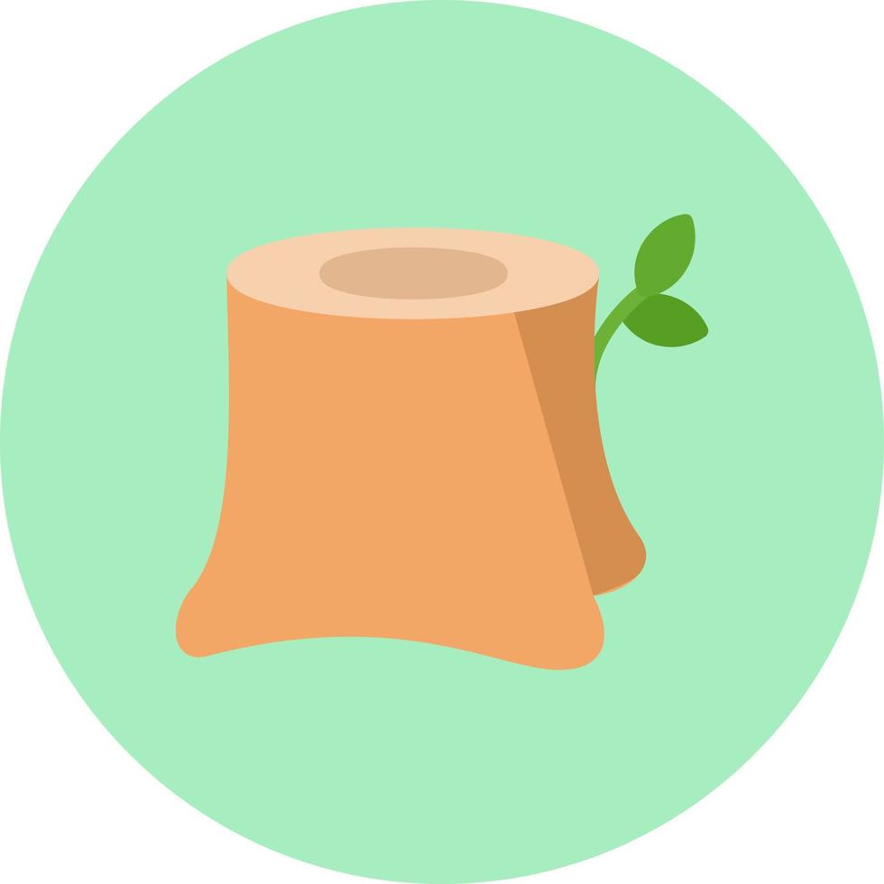 Stump Vector Icon