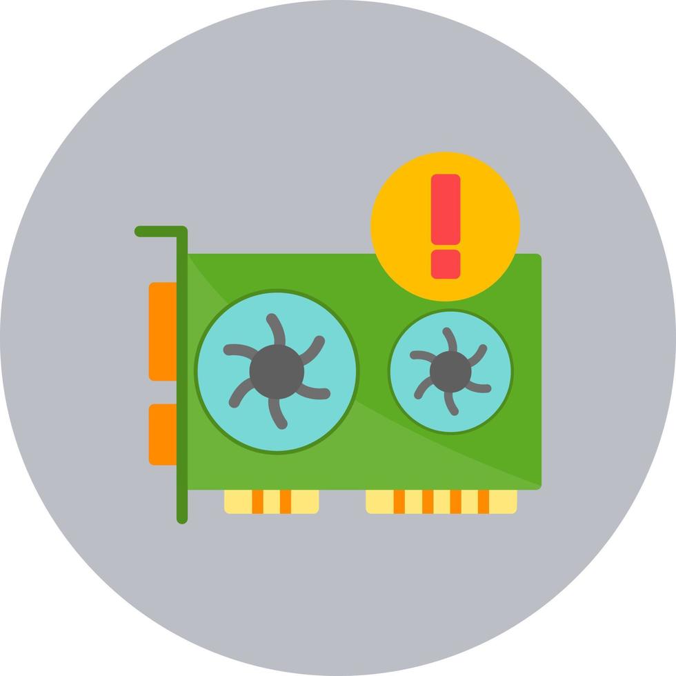 Gpu Error Vector Icon