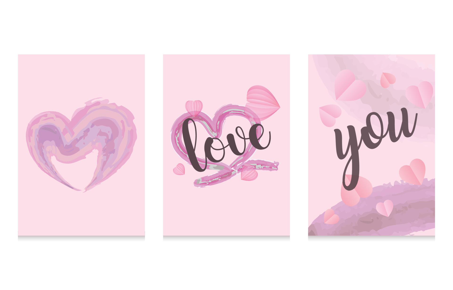 Hand drawn vector illustration valentine frame. love watercolor. Abstract  design with doodle lines shapes. Contemporary art wallpaper isolated on  white background. minimalist style pastel decoration 16407411 Vector Art at  Vecteezy