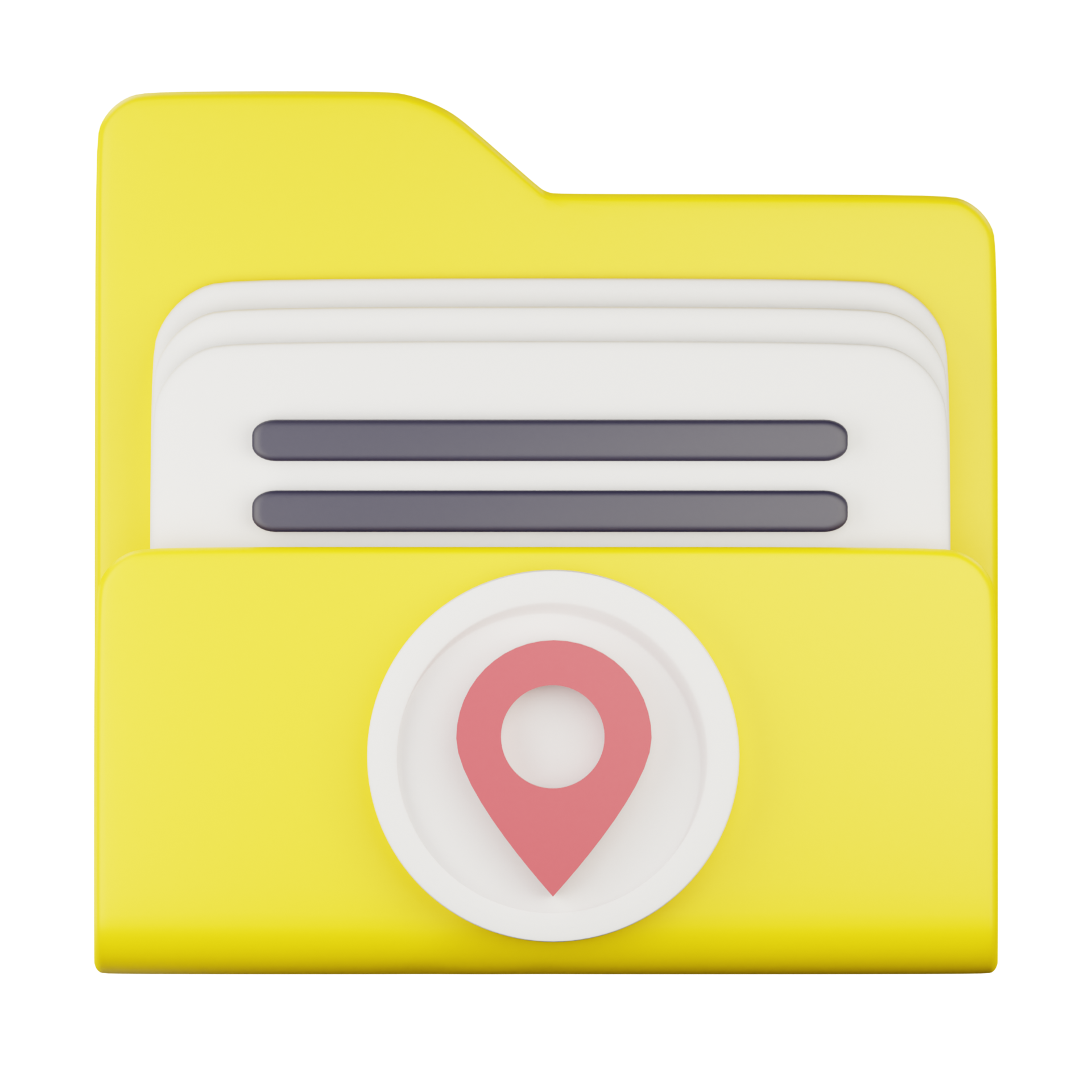 3d map folder icon 16407476 PNG