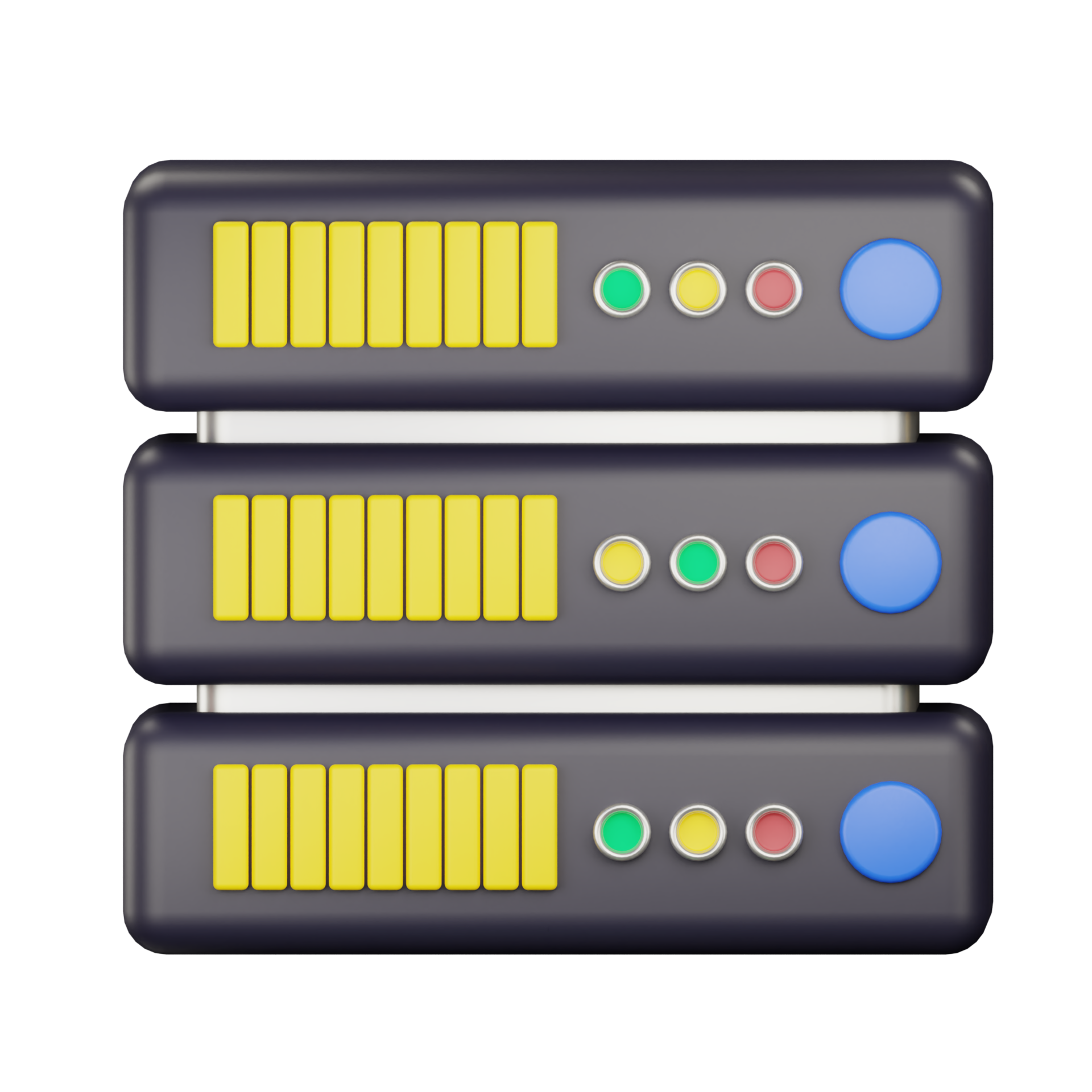 3d server icon illustration 16407506 PNG