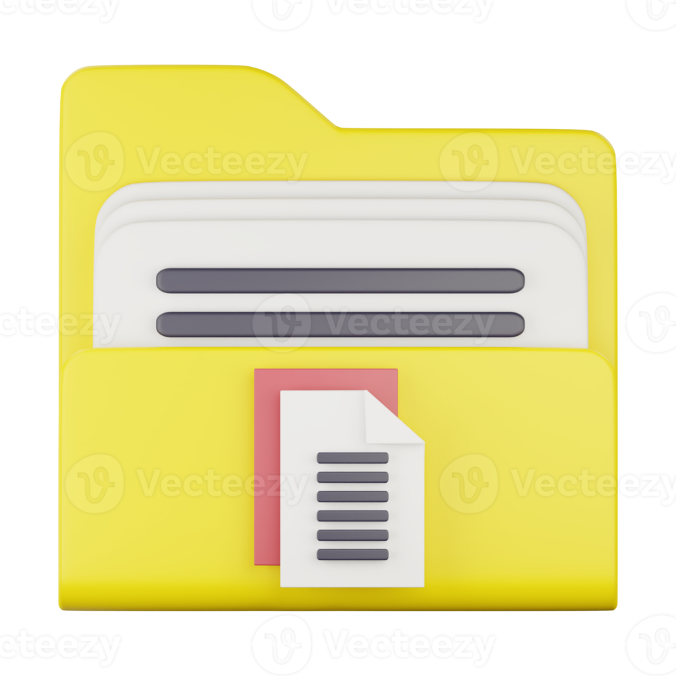3d copy folder icon illustration png