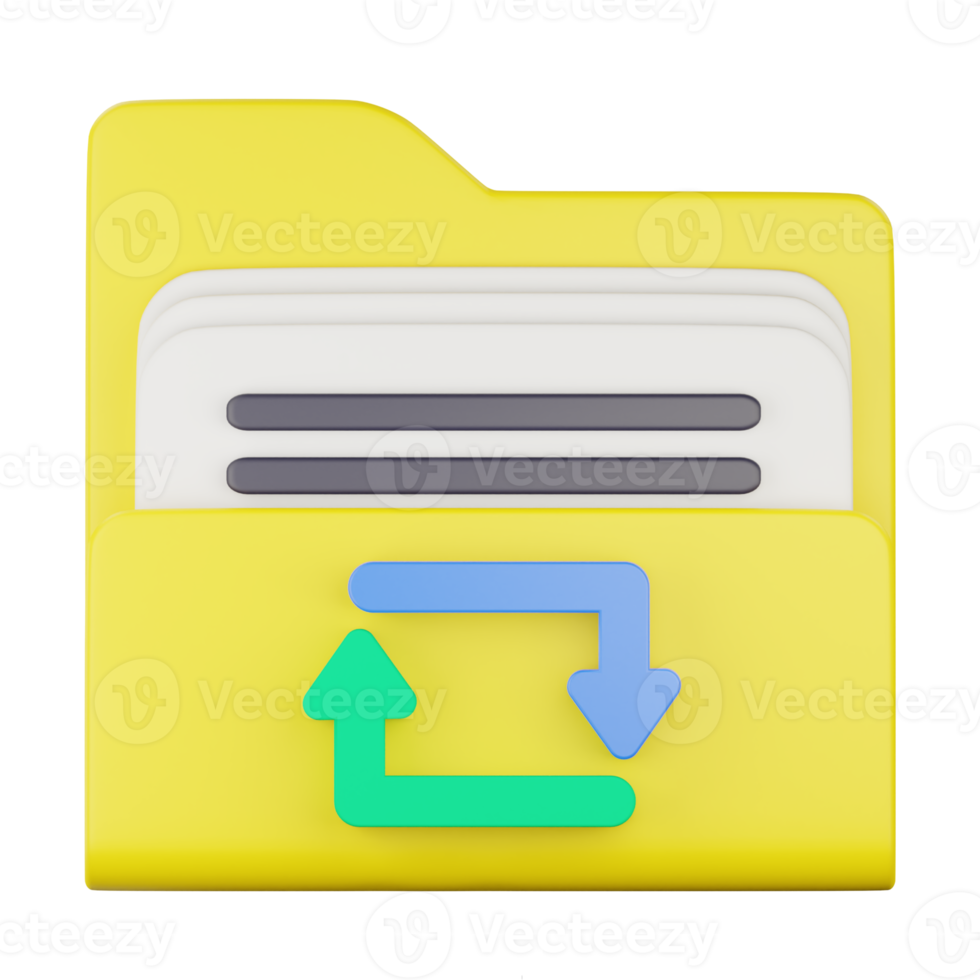 3d share folder icon illustration png