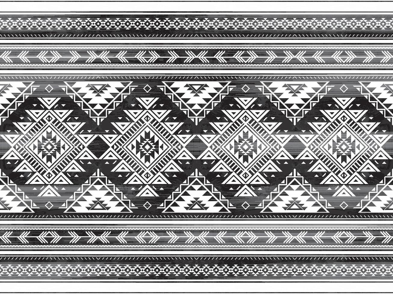 Native american pattern indian ornament pattern geometric ethnic textile texture tribal aztec pattern navajo mexican fabric seamless Vector decoration