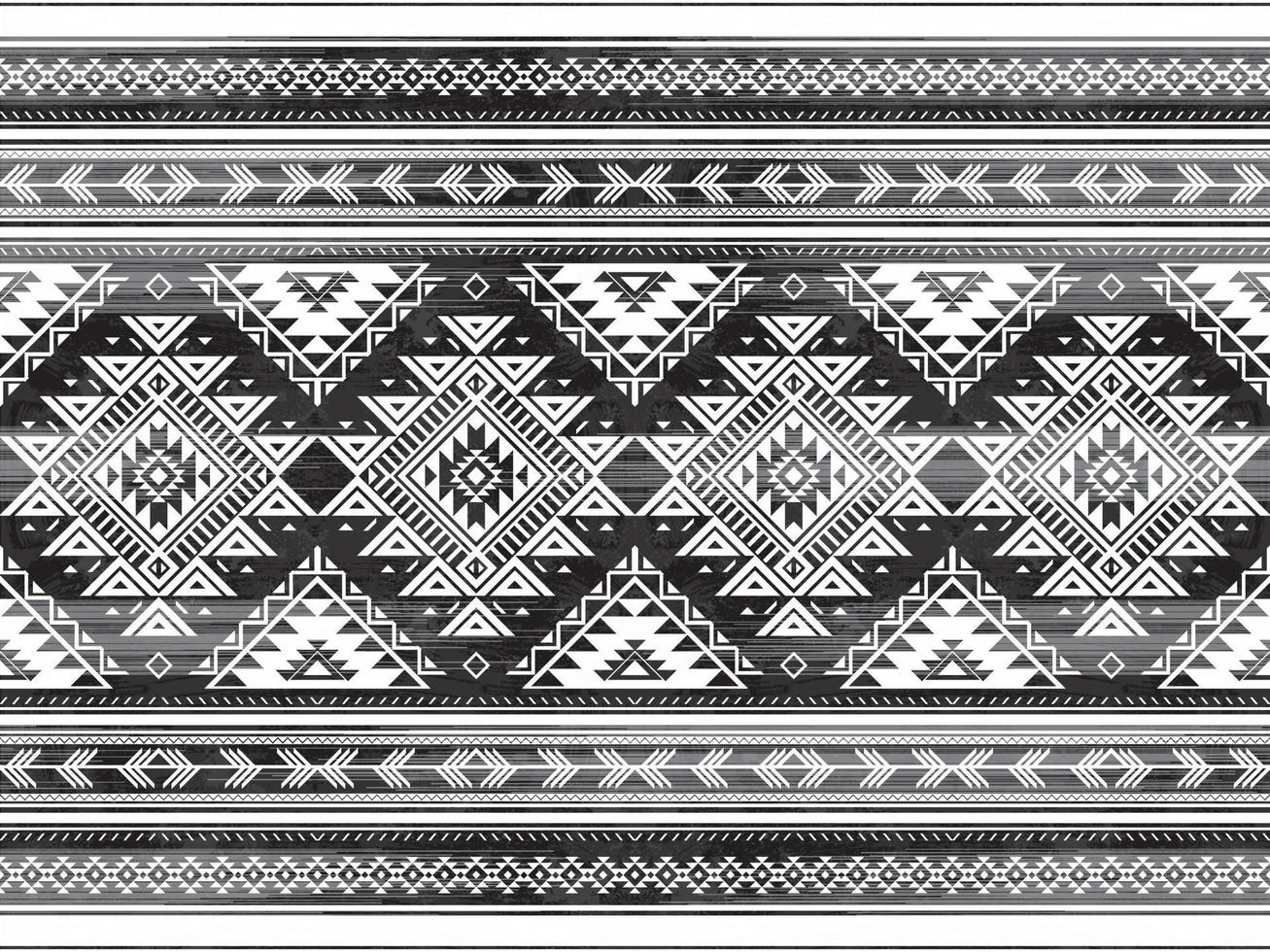 patrón nativo americano indio ornamento patrón geométrico étnico textil textura tribal patrón azteca navajo tela mexicana sin costura vector decoración