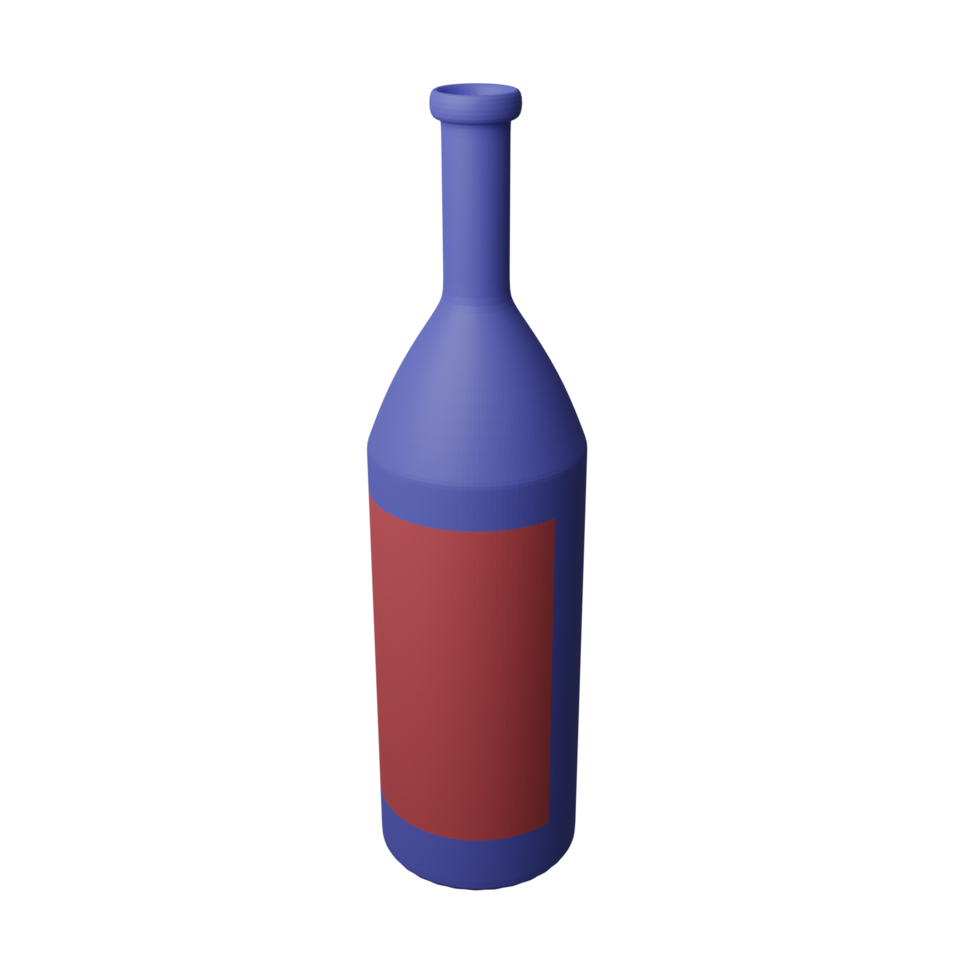 Bottle Icon 3D png