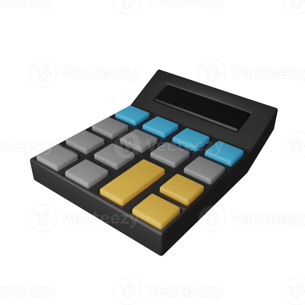 Calculator Icon 3D png