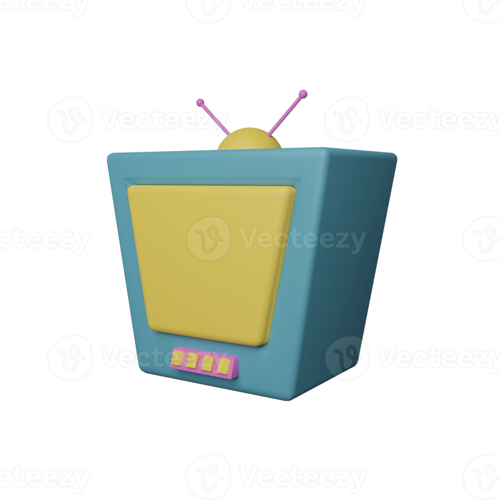 Television Icon 3D png