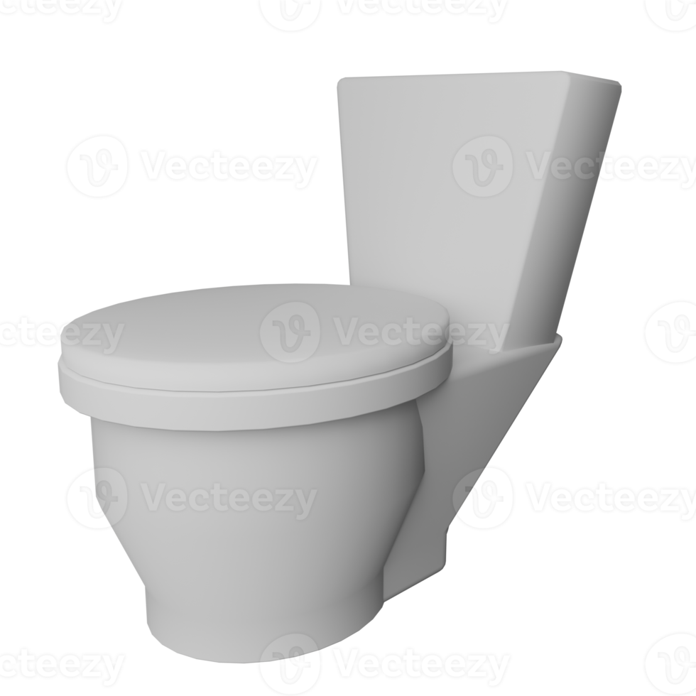 Toilet Icon 3D png