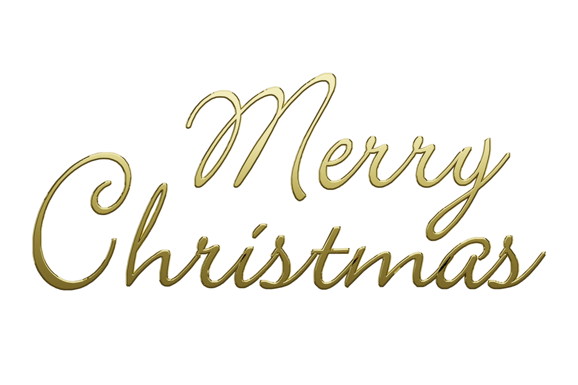 3D Merry Christmas 16408164 PNG